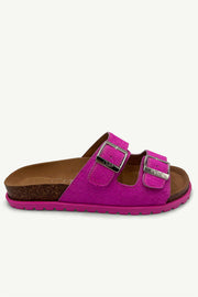 BOSTON RASPBERRY PINK PONY SANDAL
