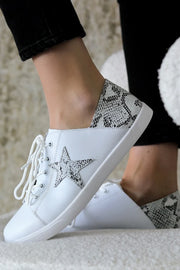 JULZ Nicki White + Snake Sneaker