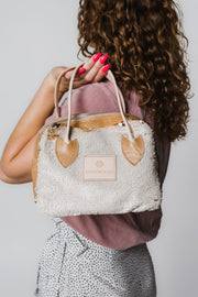 The Postcall Sand Bling Leather Cross Body Bag