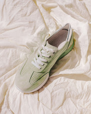 Reece Sage Suede Leather Sneaker