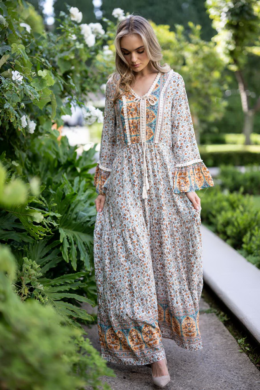 Boho Maxi White Bohemian Dress Amazon Easel Turquoise Floral Rayon Challis Maxi Dress Tie Waist Boho Boho Maxi White Bohemian Dress Amazon Easel Turquoise Floral Rayon Challis Maxi Dress Tie Waist Boho